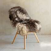 Einzeln fotografiertes Locken-/Bergschaf-Schaffell - 115x66 - SVV-723