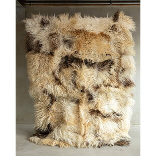 Unikat Schaffell Teppich - Lockig/Bergschaf - SKK-192