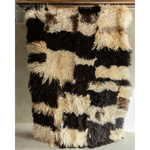 Unikat Schaffell Teppich - Lockig/Bergschaf - SKK-186