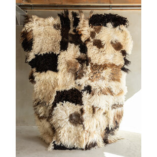 Unikat Schaffell Teppich - Lockig/Bergschaf - SKK-202