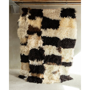 Unikat Schaffell Teppich - Lockig/Bergschaf - SKK-196