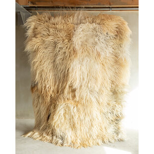 Unikat Schaffell Teppich - Lockig/Bergschaf - SKK-194