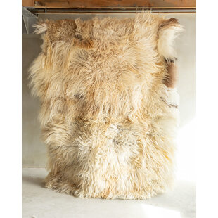 Unikat Schaffell Teppich - Lockig/Bergschaf - SKK-198