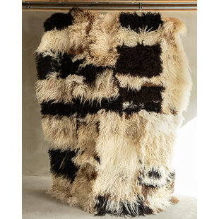 Unikat Schaffell Teppich - Lockig/Bergschaf - SKK-185