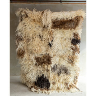 Unikat Schaffell Teppich - Lockig/Bergschaf - SKK-181