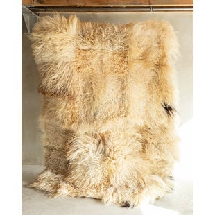 Unikat Schaffell Teppich - Lockig/Bergschaf - SKK-197