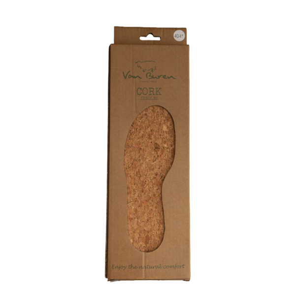Van Buren seit 1861 Naturkork Einlegesohlen – Größe 36 bis 47