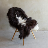 Einzigartig fotografiertes Heideschaf schaffell XXL - ca. 126x68cm - SVV-784