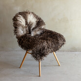 Einzigartig fotografiertes Lockig/Bergschaf schaffell - ca. 113x73cm - SVV-869