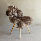 Einzigartig fotografiertes Lockig/Bergschaf schaffell - ca. 97x64cm - SVV-835