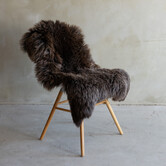 Einzigartig fotografiertes meliertes Texel schaffell - ca. 107x55cm - SVV-731