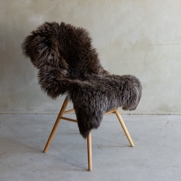 Van Buren seit 1861 Einzigartig fotografiertes meliertes Texel schaffell - ca. 107x55cm - SVV-731