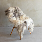 Einzigartig fotografiertes Heideschaf schaffell XXL - ca. 127x63cm - SVV-799