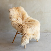 Einzigartig fotografiertes Heideschaf schaffell XXL - ca. 132x70cm - SVV-823