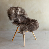 Einzigartig fotografiertes Lockig/Bergschaf schaffell - ca. 110x63cm - SVV-852