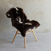 Einzigartig fotografiertes meliertes Texel schaffell - ca. 124x70cm - SVV-766