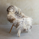 Einzigartig fotografiertes Heideschaf schaffell XXL - ca. 130x80cm - SVV-809