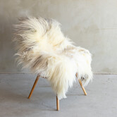 Einzigartig fotografiertes Heideschaf schaffell XXL - ca. 118x75cm - SVV-782