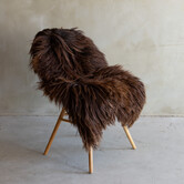 Einzigartig fotografiertes Heideschaf schaffell XXL - ca. 133x58cm - SVV-775