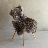 Einzigartig fotografiertes Lockig/Bergschaf schaffell - ca. 105x65cm - SVV-833