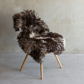 Einzigartig fotografiertes Lockig/Bergschaf schaffell - ca. 119x72cm - SVV-752