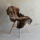 Einzigartig fotografiertes meliertes Texel schaffell - ca. 120x65cm - SVV-767