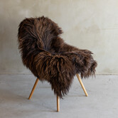 Einzigartig fotografiertes Heideschaf schaffell XXL - ca. 126x74cm - SVV-797