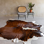 Einzeln fotografiertes exotisches Kuhfell KH-068 mit einer Größe von ca 236x210 cm (3-4m²)