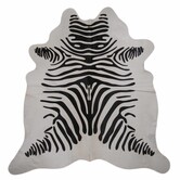 Kuhfell mit Zebraprint