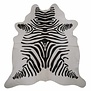 Kuhfell mit Zebraprint