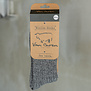 Socken aus 100% Schafwolle -  Yuki – Anthrazit – Größe 35 bis 46