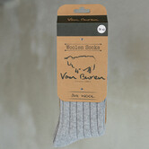 Socken aus 100% Schafwolle – Sid – Grau – Größe 35 bis 46