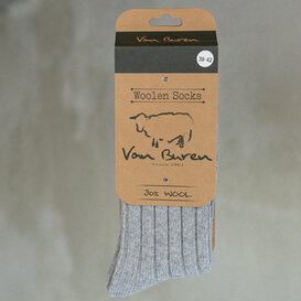 Wollsocken Sid – Grau – Größen 35 bis 46
