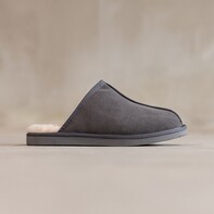 Van Buren seit 1861 Lammfell-Slippers Jaki Grau - Größe 37 bis 49