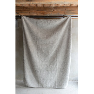 Decke aus Schafwolle – 200 × 160 cm – Grau