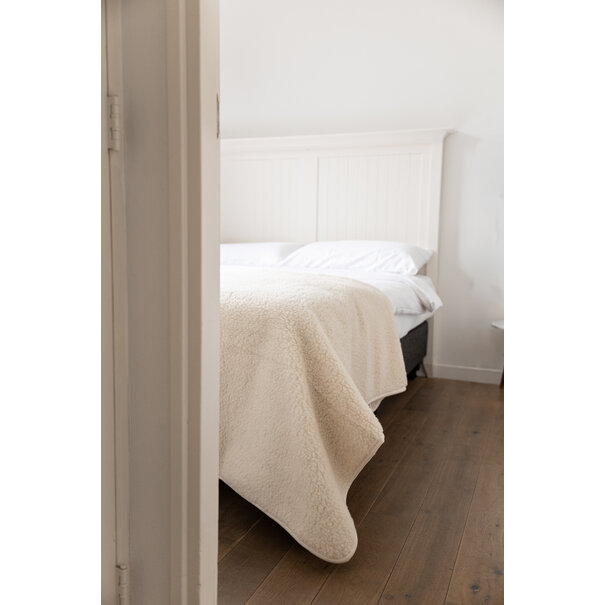 Van Buren seit 1861 Decke aus Schafwolle – 200 × 160 cm – Off-White