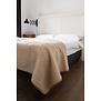 Decke aus Schafwolle – 200 × 160 cm – Beige