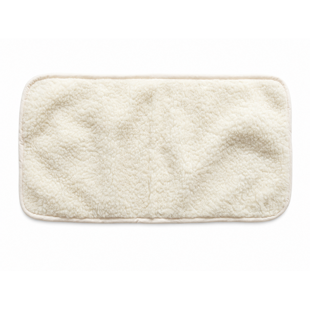 Van Buren seit 1861 Wollunterlage für Wiege & Kinderwagen – 80 x 40 cm - Off-White