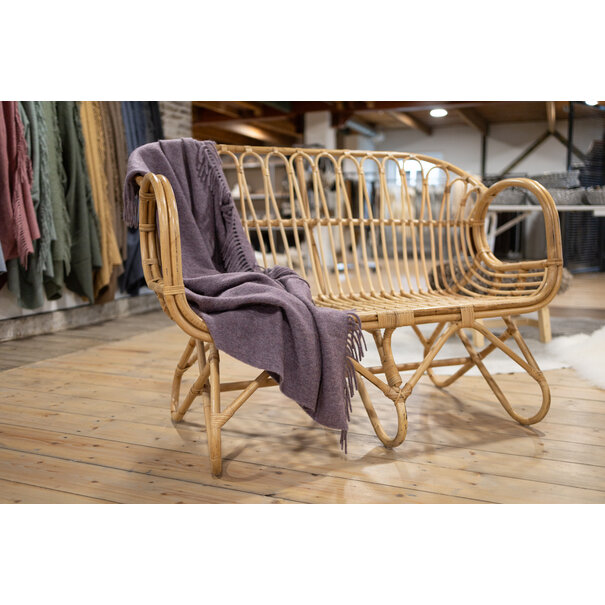 Van Buren seit 1861 Plaid Alpakawolle - Lila - 200x150cm