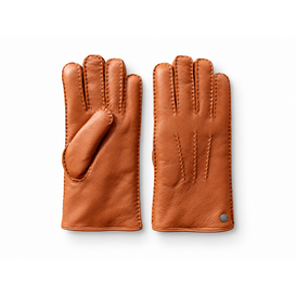 Hirschlederhandschuhe mit Alpakafell - Rusty Camel