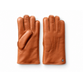 Hirschlederhandschuhe mit Alpakafell-Futter - Rusty Camel