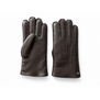 Hirschlederhandschuhe mit Alpakafell-Futter - Braun