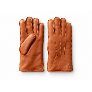Hirschlederhandschuhe mit Alpakafell - Rusty Camel
