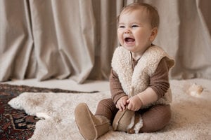 Lammfell Baby/Kinder Hausschuhe