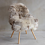 Texel Schaffell Bunt Meliert - 112x75 cm - SVV-955