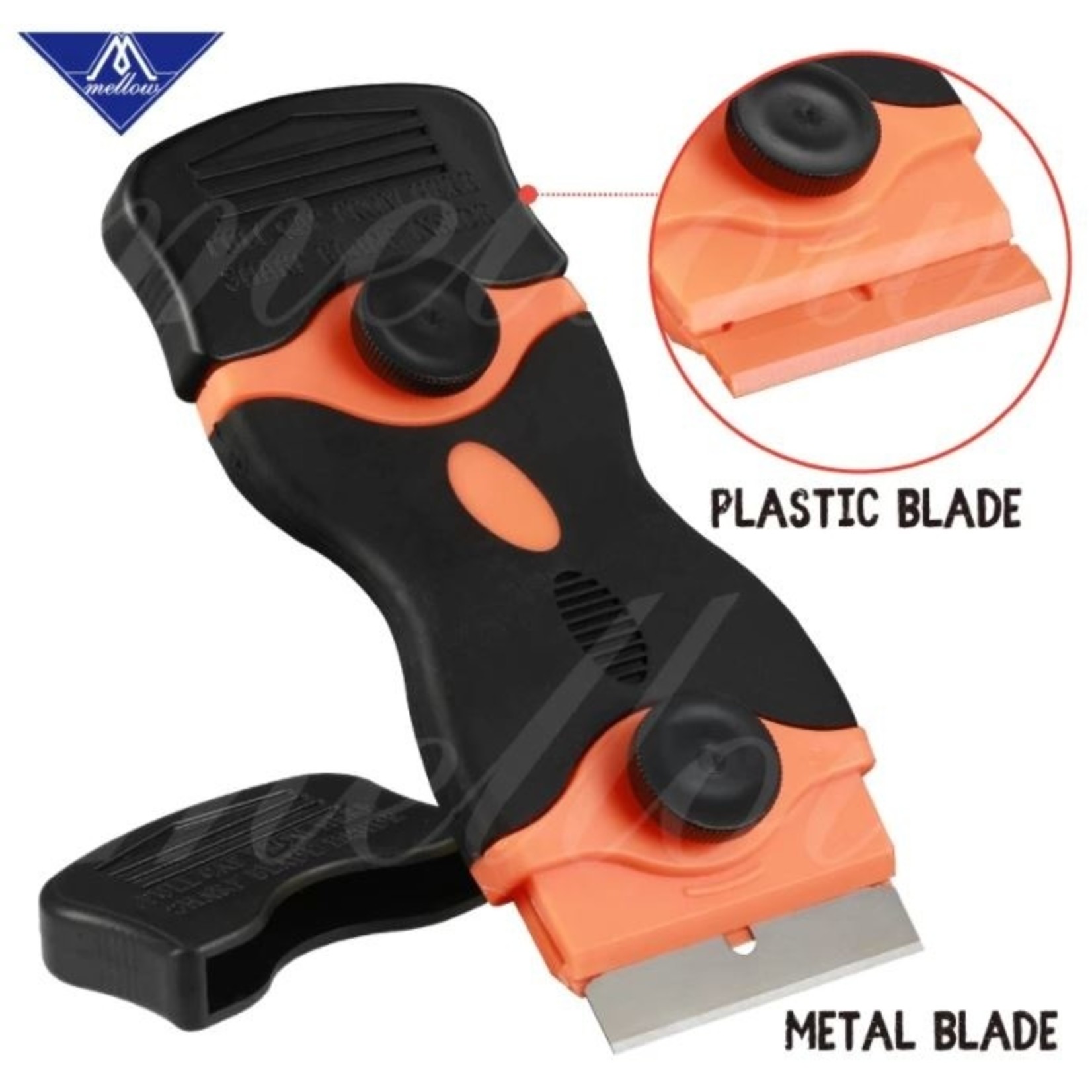 Double bladed scraper - Metal or Plastic
