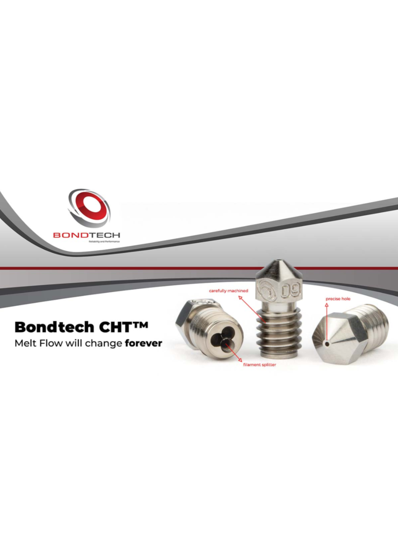 BONDTECH Bondtech CHT® enduit laiton Buses 5 pièces