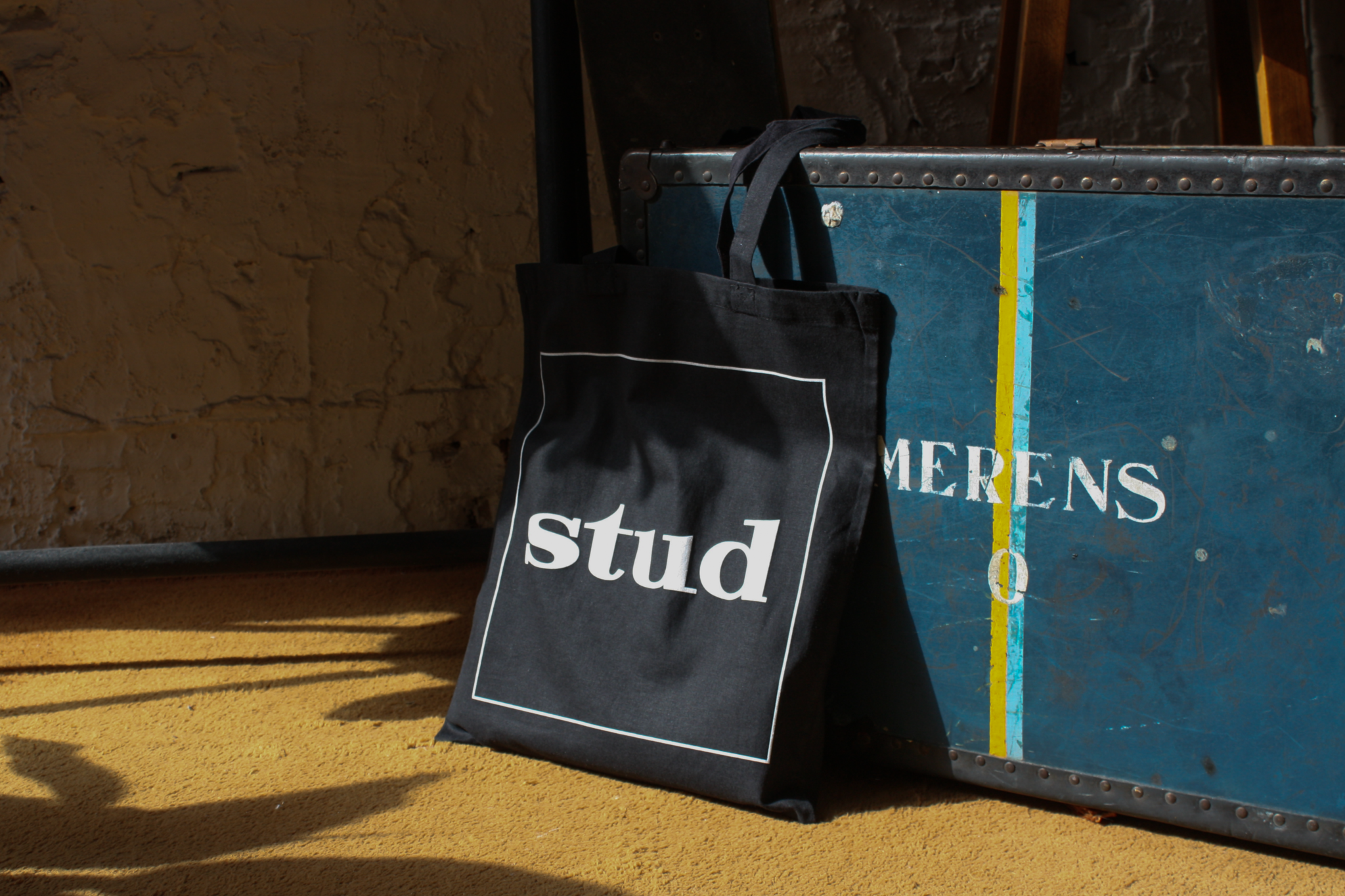 stud tote bag