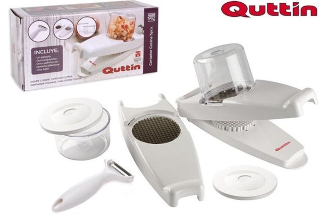 Quttin - Groente en fruit snijder set - 5 onderdelen