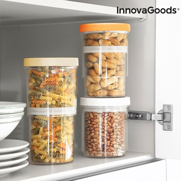InnovaGoods Doorzichtige Opbergbakjes - 3 stuks
